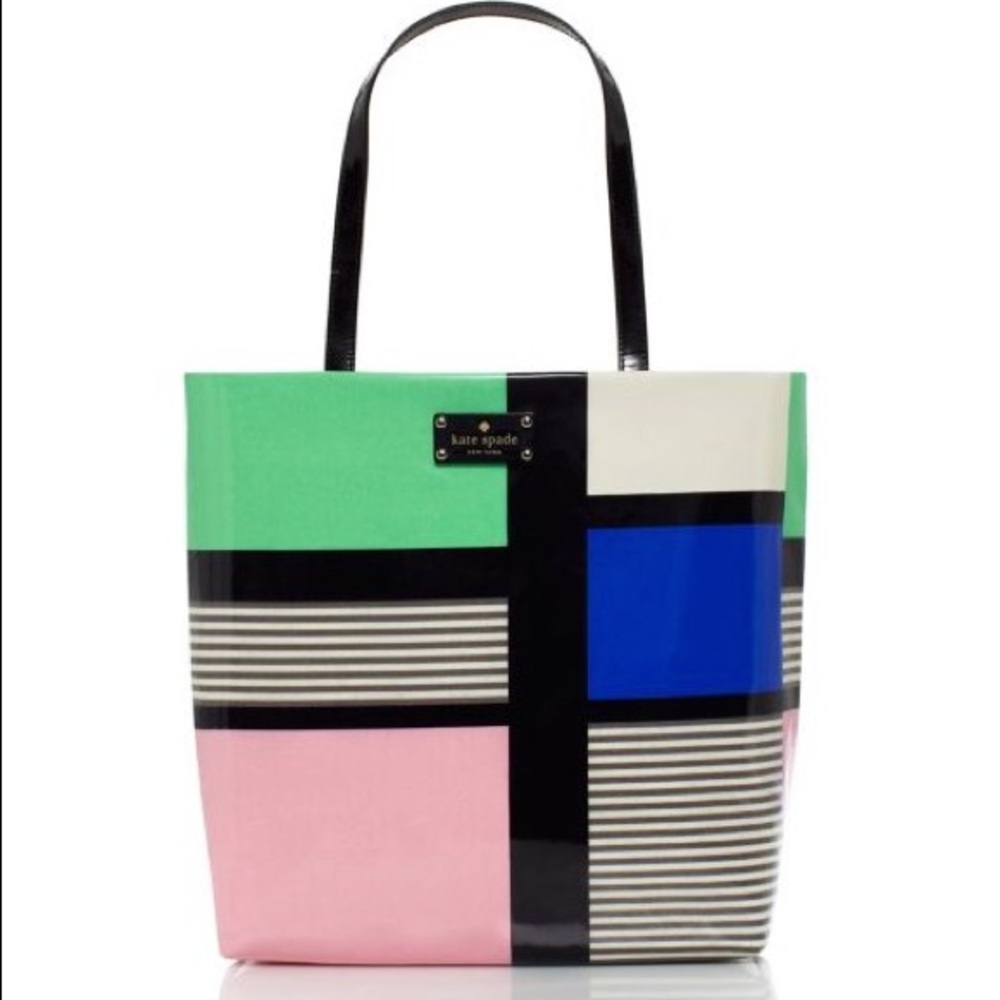 KATE SPADE Mondrian Bon Shopper Tote
